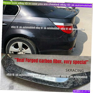 CO GAp[c BMW 5V[YE60 MX|[cM5Z_p̋UJ[{t@Co[gNX|C[EBO Forged Carbon Fiber Trunk Spoiler Wing For BMW 5 Series E60 M-Sport M5 Sedan
