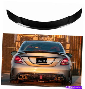 CO GAp[c J[{t@Co[gNX|C[EBORTX^C15-21ZfXxcW205 C63Z_ Carbon Fiber Trunk Spoiler Wing RT Style For 15-21 Mercedes Benz W205 C63 Sedan