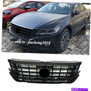 CO GAp[c OXubNOtBbg19-2021tHNX[QVWpTbgtgop[Abp[O Gloss Black Grill Fits 19-2021 Volkswagen VW Passat Front Bumper Upper Grille