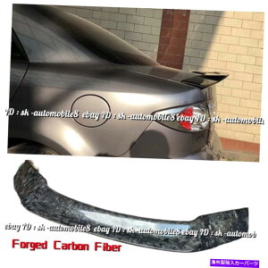 CO GAp[c 2003N2008Ñ}c_6̒bJ[{t@Co[AgNbvX|C[EBORX^C6 Forged Carbon Fiber Rear Trunk Lip Spoiler Wing R Style For 2003-2008 Mazda 6