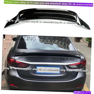 CO GAp[c }c_6AeUZ_2014-2019OXubNAgNX|C[EBORX^C Fits Mazda 6 Atenza Sedan 2014-2019 Gloss Black Rear Trunk Spoiler Wing R Style