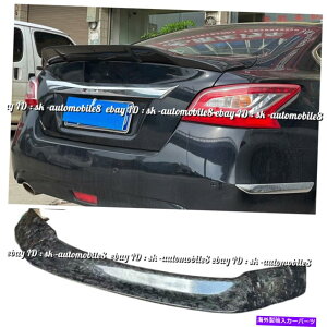 CO GAp[c YeBAiAeB}2013 -2015bJ[{t@Co[AgNX|C[EBO For Nissan Teana Altima 2013 -2015 Forged Carbon Fiber Rear Trunk Spoiler Wing