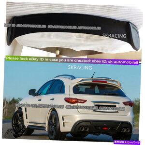 �C�O�� �G�A���p�[�c �C���t�B�j�e�BQX70 2013-2017�p�������̍������A�g�����N�X�|�C���[�E�B���O�t���b�v1PCS Unfinished Black Rear Trunk Spoiler Wing Flap 1PCS For Infiniti QX70 2013-2017�y���s�A���i�z