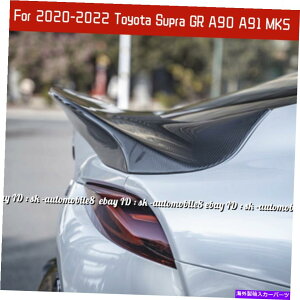 �C�O�� �G�A���p�[�c 2020-2022�̐V�����J�[�{���t�@�C�o�[�g�����N�X�|�C���[�E�B���O�g���^�X�[�v��GR A90 A91 MK5 NEW Carbon Fiber Trunk Spoiler Wing For 2020-2022 Toyota Supra GR A90 A91 MK5�y���s�A���i�z