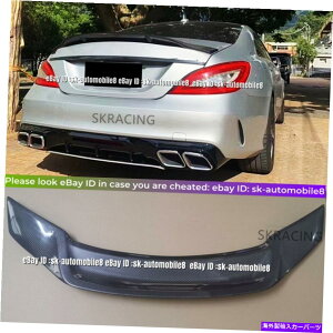 CO GAp[c Benz CLSNXW218 CLS63 AMG 12-17ɃtBbgJ[{t@Co[AgNX|C[EBO Carbon Fiber Rear Trunk Spoiler Wing Fit For Benz CLS Class W218 CLS63 AMG 12-17