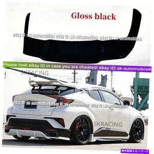 CO GAp[c 2017-2021 TOYOTA C-HR CHR CHR GLOSS BLACK REOF ROOF TRUNK LIP SPOALER WINGɓKĂ܂ Fit For 2017-2021 Toyota C-HR CHR Gloss black Rear Roof Trunk Lip Spoiler Wing