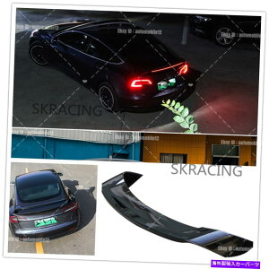 CO GAp[c OXubNAEBOX|C[gNbvtCgtBbg2017-2020eXf3 Gloss Black Rear Wing Spoiler Trunk Lip W/ Light Fits 2017-2020 Tesla Model 3