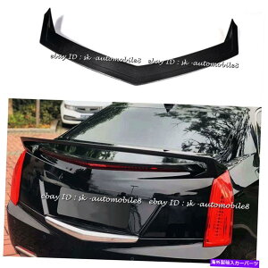 CO GAp[c GTX^CJ[{t@Co[AgNEBOLfbNATSZ_vX|[c13+̂߂̃l^o GT Style Carbon Fiber Rear Trunk Wing Spoiler For Cadillac ATS Sedan V Sport 13+
