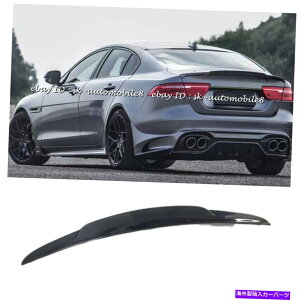 CO GAp[c 15-19̃J[{t@Co[jaguar xf xe xel xfl xflgNbvX|C[AEBOX|C[ Carbon Fiber For 15-19 Jaguar XF XE XEL XFL Trunk Lip Spoiler Rear Wing Spoiler
