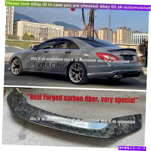 CO GAp[c bJ[{t@Co[AgNX|C[EBOtBbgxcCLSNXW218 CLS63AMG 12+ Forged Carbon Fiber Rear Trunk Spoiler Wing Fit Benz CLS Class W218 CLS63AMG 12+