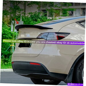 CO GAp[c 2020 2021 2022eXfYJ[{t@Co[X^C̃AgNX|C[EBO Rear Trunk Spoiler Wing For 2020 2021 2022 Tesla Model Y Carbon Fiber Style