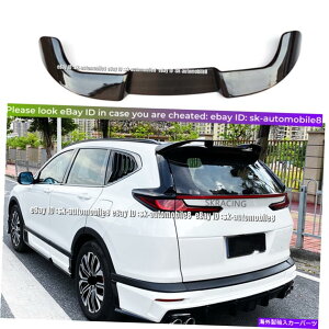 CO GAp[c 2017-2022 Honda CRV CR-V SUVJ[{t@Co[ABSA[tX|C[EBOɓKĂ܂ Fit For 2017-2022 Honda CRV CR-V SUV Carbon Fiber ABS Rear Roof Spoiler Wing