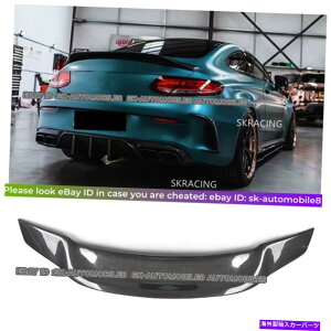 CO GAp[c ZfXxcW205 C205 C43 C63AMGN[yɓKJ[{AgNX|C[EBOEBO Carbon Rear Trunk Spoiler Wing Fit For Mercedes-Benz W205 C205 C43 C63AMG Coupe