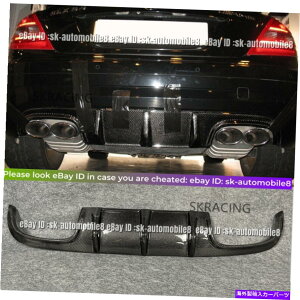 CO GAp[c ZfXxcR171 SLK AMGop[05-08̂߂̃AJ[{t@Co[AfBt[U[bv Real Carbon Fiber Rear Diffuser Lip For Mercedes Benz R171 SLK AMG Bumper 05-08