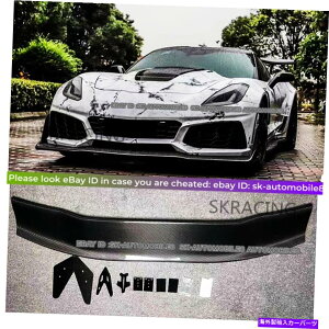 海外製 エアロパーツ 2014-19シボレーコルベットC7のための本物のカーボンファイバーリアウィングスポイラートランクリップ Real Carbon Fiber Rear Wing Spoiler Trunk Lip For 2014-19 Chevrolet Corvette C7