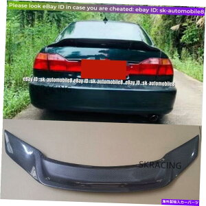 CO GAp[c 1998N2002Ñz_AR[h4hAZ_AJ[{t@Co[Au[gX|C[EBO For 1998-2002 Honda Accord 4 Door Sedan Real Carbon Fiber Rear Boot Spoiler wing