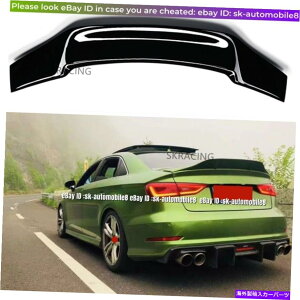 CO GAp[c 14-20AEfBA3 S3 RS3Z__bNrnCLbNOXubNgNX|C[EBO FOR 14-20 AUDI A3 S3 RS3 SEDAN DUCKBILL HIGHKICK GLOSS BLACK TRUNK SPOILER WING