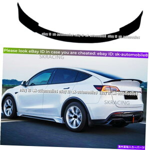 CO GAp[c 2020N2022ÑeXfY vX^COXubNAuXgNChX|C[EBO For 2020-2022 Tesla Model Y V Style Gloss black ABS Trunk Lid Spoiler Wing