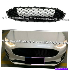 CO GAp[c ̂鍕tgop[OJo[tH[ht[W2019 2020pAbp[g1PCS Glossy Black Front Bumper Grille Cover Upper Trim 1PCS For Ford Fusion 2019 2020