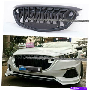 CO GAp[c ubNtgop[OWG[^[Og}c_3ANZ2017-2018 Black Front Bumper Grille Radiator Grill Trim For Mazda 3 AXELA 2017-2018