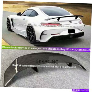 CO GAp[c 16-22ZfXxcAMG GT GT63 2DR 4DR̂߂̖{̃J[{t@Co[AX|C[EBO Real Carbon Fiber Rear Spoiler Wing For 16-22 Mercedes Benz AMG GT GT63 2Dr 4Dr