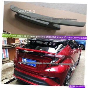 CO GAp[c tBbgg^C-HR CHR 2017-2019hAX|C[EBOIDEOX^CABSvX`bN Fit Toyota C-HR CHR 2017-2019 Unpainted Rear Spoiler Wing IDEO Style ABS Plastic