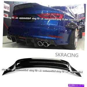 CO GAp[c AEfBA5 S5 2018-2020 4hAOXubNAgNX|C[EBORX^CɓKĂ܂ Fit For Audi A5 S5 2018-2020 4 Door Gloss Black Rear Trunk Spoiler Wing R Style