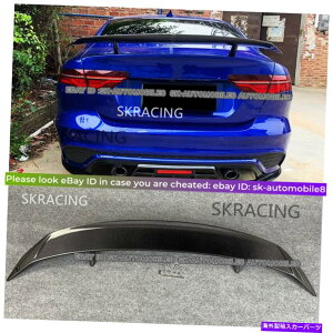 CO GAp[c 16-20WK[XF XE XEL XFL̂߂̖{̃J[{t@Co[gNbvAX|C[EBObv Real Carbon Fiber Trunk Lip Rear Spoiler Wing Lip For 16-20 Jaguar XF XE XEL XFL