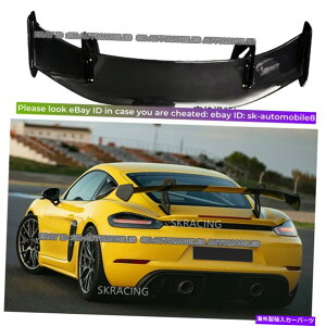 CO GAp[c |VF{NX^[PC}718 987 981 GT4X^C̊J[{t@Co[X|C[EBOp For Porsche Boxster Cayman 718 987 981 GT4-style Dry Carbon Fiber Spoiler Wing