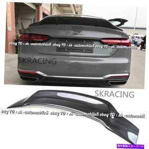 CO GAp[c AEfBA5 S5 2018-2020 4hAJ[{t@Co[AgNX|C[EBORX^CɓKĂ܂ Fit For Audi A5 S5 2018-2020 4 Door Carbon Fiber Rear Trunk Spoiler Wing R Style