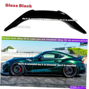 �C�O�� �G�A���p�[�c 2020+�g���^�X�v��GR A90 A91 MK5�̂��߂̃O���X�u���b�N�g�����N�X�|�C���[�E�B���O���A���b�v Gloss Black Trunk Spoiler Wing Rear Lip for 2020+ Toyota Supra GR A90 A91 MK5�y���s�A���i�z