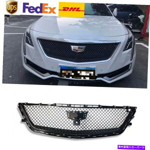 CO GAp[c Cadillac CT6 2017̃ubNtgO[VOnjJO2018 Black Front Grill Grille Racing Honeycomb Grille For Cadillac CT6 2017 2018