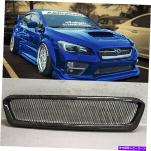 CO GAp[c Subaru WRX STI 2014-2017pCSX^CJ[{t@Co[njJO CS Style Carbon Fiber Honeycomb Grill For SUBARU WRX STI 2014-2017