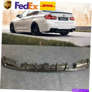 CO GAp[c J[{t@Co[AfBt[U[bvBMW F30 320I 325i 328i 335i MX|[c̃fAqg Carbon Fiber Rear Diffuser Lip Dual Tips For BMW F30 320i 325i 328i 335i M Sport