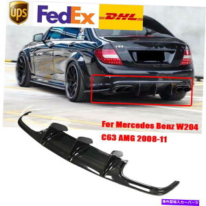 �C�O�� �G�A���p�[�c 08-11�̃����Z�f�X�x���cC63 AMG�r�b�O�T�V���[�N�t�B���J�[�{���t�@�C�o�[���A�o���p�[�f�B�t���[�U�[ FOR 08-11 MERCEDES-BENZ C63 AMG BIG SHARK FIN CARBON FIBER REAR BUMPER DIFFUSER