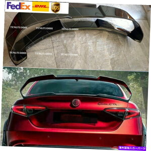 CO GAp[c At@IWA2017+AJ[{t@Co[AgNX|C[EBOGAX^C FOR ALFA ROMEO GIULIA 2017+ REAL CARBON FIBER REAR TRUNK SPOILER WING GA STYLE