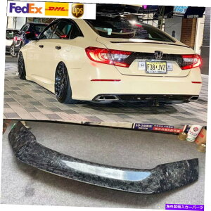 CO GAp[c 2018-20z_AR[h10th Duckbill HighkickbJ[{gNEBOX|C[ For 2018-20 Honda Accord 10th DuckBill HighKick Forged Carbon Trunk Wing Spoiler