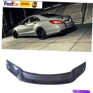 海外製 エアロパーツ フィットメルセデスベンツCLS W218 2011-18リアルカーボントランクスポイラーリアウィングRスタイル Fit Mercedes Benz CLS W218 2011-18 Real Carbon Trunk Spoiler Rear Wing R Style