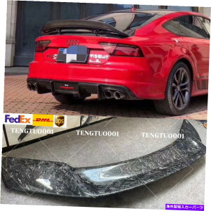 CO GAp[c bJ[{A7AgNbhX|C[EBOAEfBA7 S7 RS7 2013-2017ɓKĂ܂ Forged Carbon A7 Rear Trunk Lid Spoiler Wing Fit for Audi A7 S7 RS7 2013-2017
