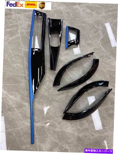 CO GAp[c BMW F30 F31 F34 MptH[}XOXubNu[X|[cCeAgLHD FOR BMW F30 F31 F34 M PERFORMANCE GLOSS BLACK BLUE SPORT INTERIOR TRIM LHD