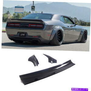�C�O�� �G�A���p�[�c 2008-2014�_�b�W�`�������W���[�g�����N���A�X�|�C���[�{���̃J�[�{���t�@�C�o�[�ޗ� For 2008-2014 Dodge Challenger Trunk Rear Spoiler Genuine Carbon Fiber Material