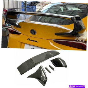 CO GAp[c 3PCJ[{t@Co[GTgNX|C[EBOg^X[vA90 A91 MK5 2020 2021 3PC Carbon Fiber GT Trunk Spoiler Wing For Toyota Supra A90 A91 MK5 2020 2021