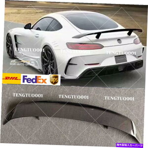 CO GAp[c 16-22ZfXxcAMG GT GT63 2DR 4DR̂߂̖{̃J[{t@Co[AX|C[EBO Real Carbon Fiber Rear Spoiler Wing For 16-22 Mercedes Benz AMG GT GT63 2Dr 4Dr