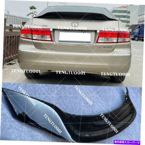 �C�O�� �G�A���p�[�c �z���_�A�R�[�h�̂��߂̃O���X�u���b�N���A�g�����N�_�b�N�r���l�^�o���E�B���O2003-2007 Gloss Black Rear Trunk Lid Duckbill Spoiler Wing For Honda Accord 7th 2003-2007