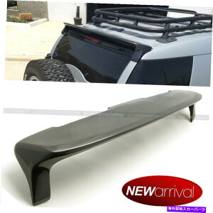 CO GAp[c tBbg07-15g^FJN[U[JX^CAJ[{t@Co[A[tEBOX|C[ Fit 07-15 Toyota FJ Cruiser J Style Real Carbon Fiber Rear Roof Wing Spoiler