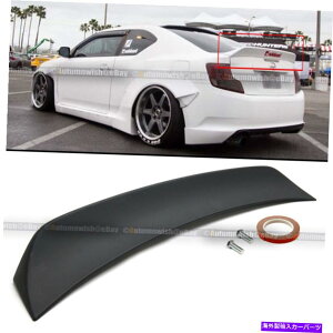 CO GAp[c tBbg11-16TCITC RSX^CvC}[ubNABSvX`bNAgNEBOX|C[ Fit 11-16 Scion TC RS Style Primer Black ABS Plastic Rear Trunk Wing Spoiler