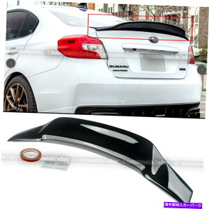 CO GAp[c 15-21 wrx stiZ_OXubNv2nCLbN_bNrAgNEBOX|C[ For 15-21 WRX STI Sedan Gloss Black V2 HighKick Duckbill Rear Trunk Wing Spoiler