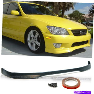 CO GAp[c tBbg01-05 IS300^CvRX^CE^PUtgop[`bvX|C[{fBLbg Fits 01-05 IS300 Type R Style Urethane PU Front Bumper Chin Lip Spoiler BodyKit
