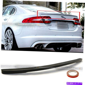 CO GAp[c 09-14̃WK[XF OEX^ChubNx[XAgNbvEBOX|C[ For 09-14 Jaguar XF OE Style Unpainted Black Base Rear Trunk Lip Wing Spoiler