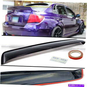 CO GAp[c tBbg08-14 Impreza WRX STI 4DRAEBhE[tTCVF[hxgoCU[X|C[ Fit 08-14 Impreza WRX STI 4DR Rear Window Roof Sun Rain Shade Vent Visor Spoiler